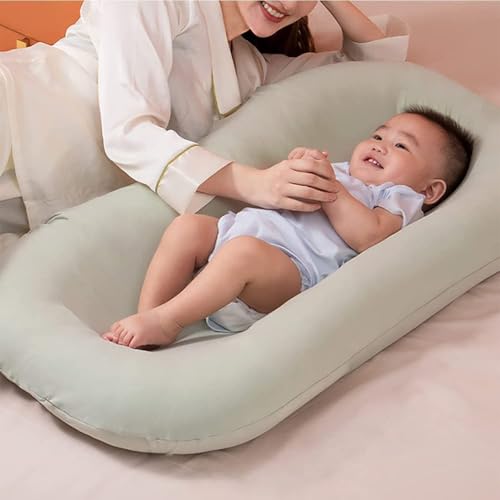 Fog Blue Newborn Lounger Pillow (0-24 Months)