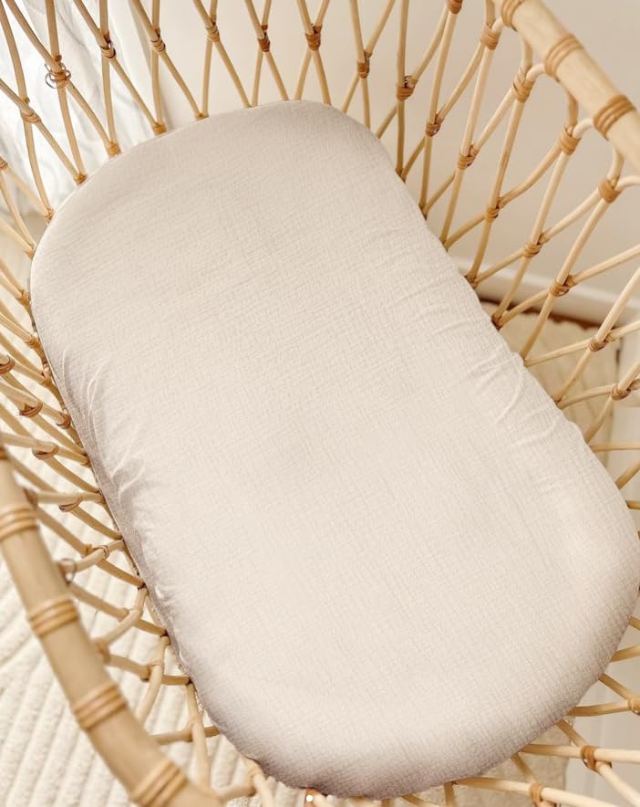 2-Pack Soft & Breathable Muslin Baby Lounger Covers